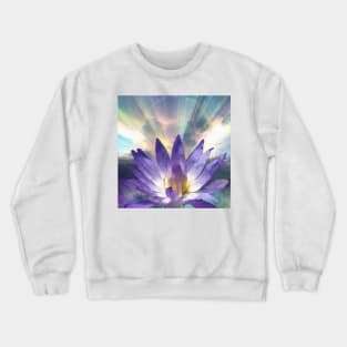 Purple Lotus Crewneck Sweatshirt